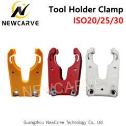 ISO20 ISO25 ISO30 Tool Holder Clamp ABS Flame Proof Rubber Tool Holder Claw Forks for CNC Router
