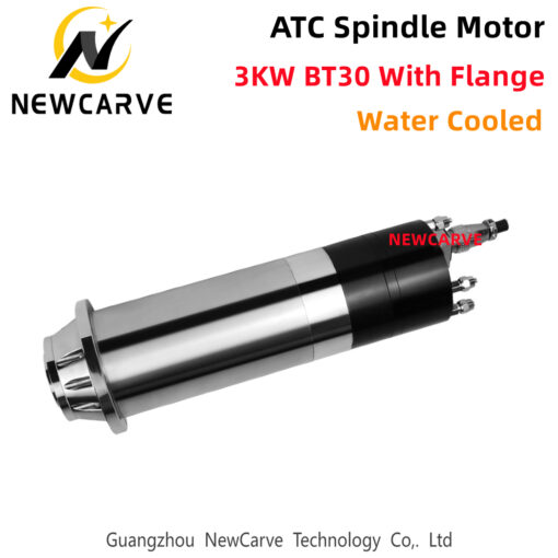 3KW ATC Spindle BT30 Spindle Automatic Tool Change Spindle With Flange ...